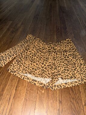 a new day Leopard Print Tan and Black Women’s Shorts